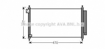 AVA QUALITY COOLING hd5276d -  Конденсатор, кондиционер